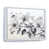Cadre flottant blanc