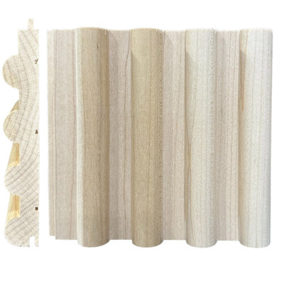 48'' H x 5.25'' W x 0.75'' D Wood Wall Nice / Cove
