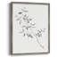 Vintage Floral Print VI Framed Print - Solid Wood