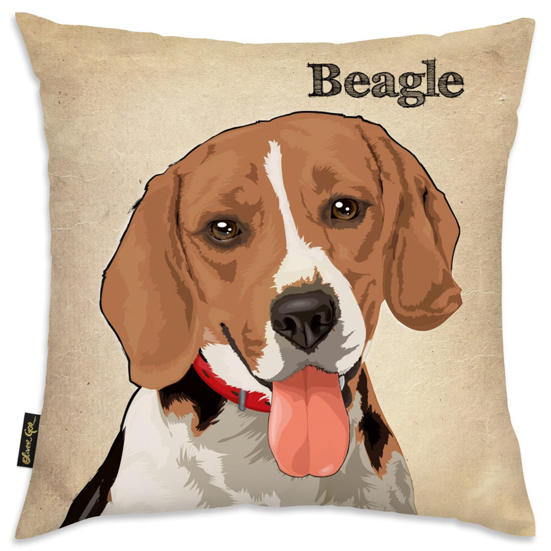  Beagle Throw Pillow Art Remedy