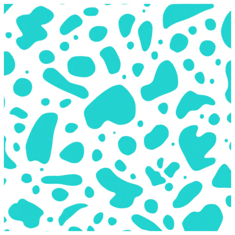 Couvertures bleues abstraites, 60in W x 80in H