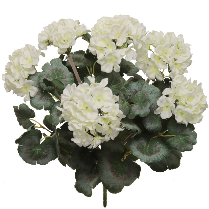 Geranium Arrangement - Fleurs artificielles réalistes pour la maison et la décoration d'événement