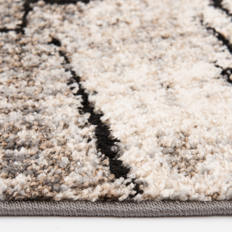 Abstract Indoor Rug, Rectangle 3'3" x 5'3"