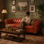 Canapé Chesterfield 84,65 po-48668577