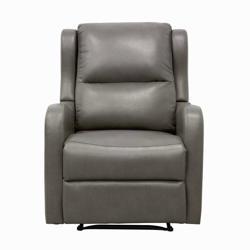 Fauteuil inclinable en similicuir rembourré 1pc, Gris