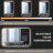 Rectangular Backlit Mirror Bathroom-1219735395