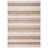 Natural Fiber Hand Woven Jute/Cotton Geometric Rug in Ivory/Beige-861601932