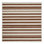 Machine Washable Horizontal Stripes Beige Area Rug