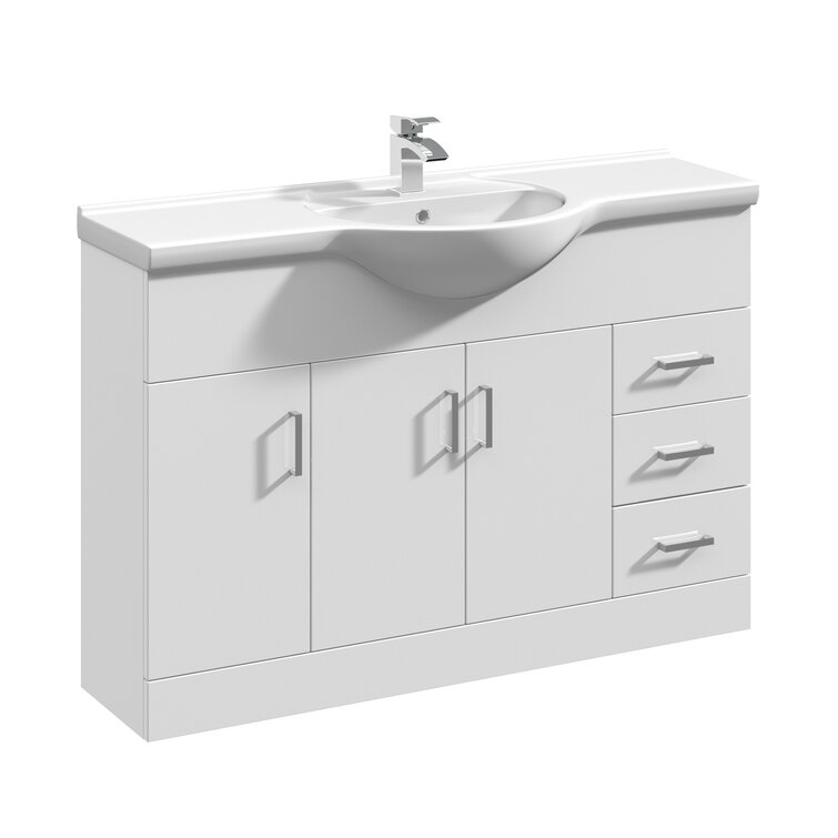 Mayford 1200mm Single Bathroom Vanity with Integrated Vitreous China Basin