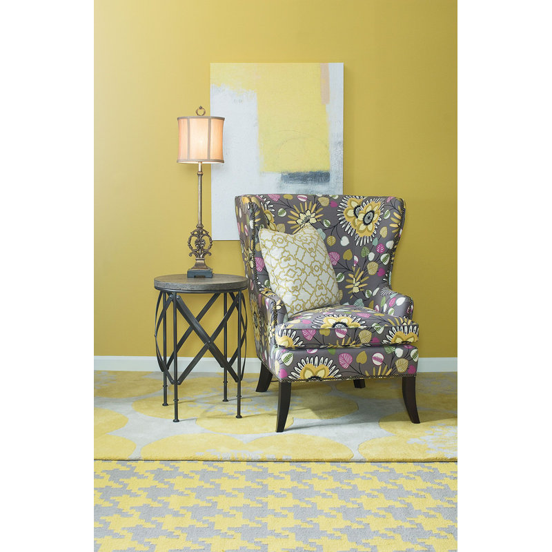 Evie Concrete Top End Table