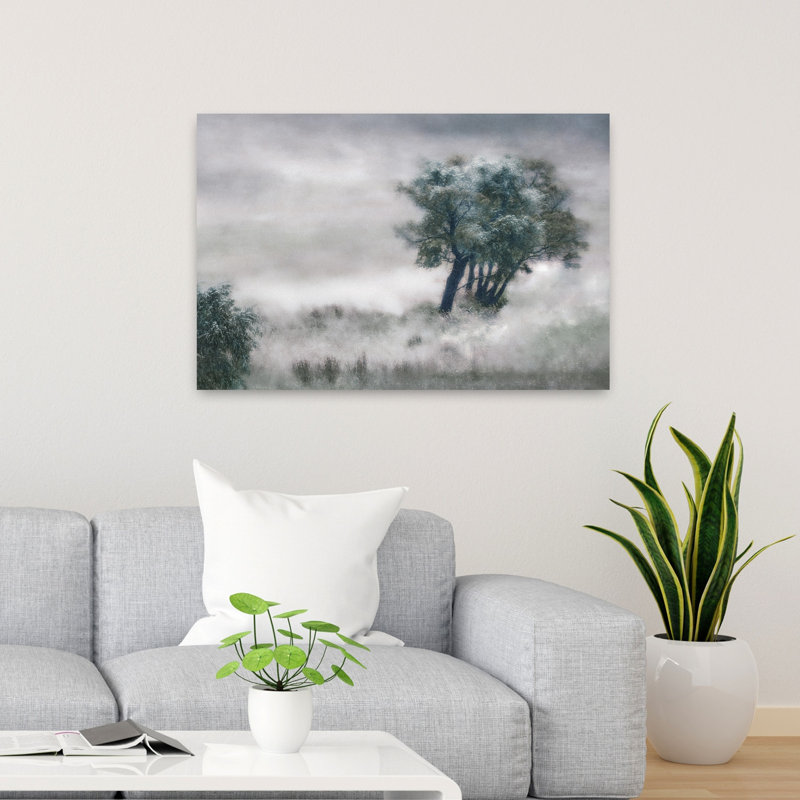 Art contemporain paysage contemporain abstrait pacifique, H 24 po x l 36 po