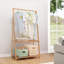 Rangement pour vêtements pour enfants, étagère à vêtements en bambou pour enfant