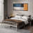 Metal Bed Frame With Headboard And Footboard