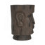 Table d'appoint d'extérieur, tabouret de table de bout à piédestal Moai, pour la maison