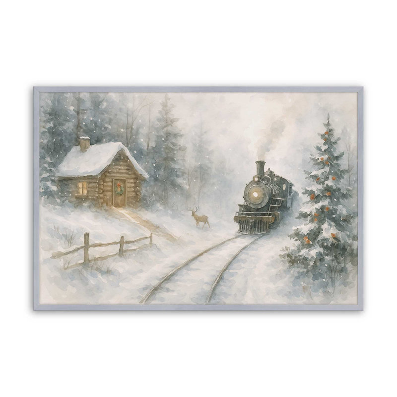 Whistle of Winter, reproduction d'art, 18 po x 24 po, Chrome poli