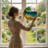 7.8"H Tropical Beach Stained Glass Window Panel-1297494970