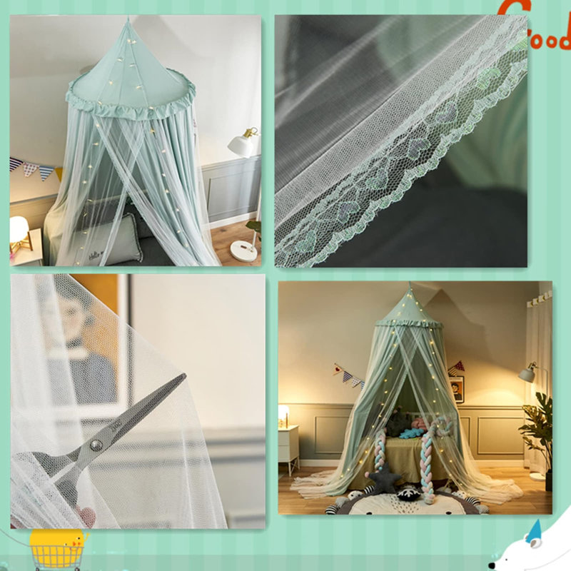 Adiyan Polyester Bed Canopy, Green