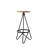 Melster 30" Modern Industrial Metal Backless Circular Bar Stool-1062454569