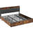 Brown And Gray California King Size Bed, 4 Drawers, Charging Headboard, Stable And Quiet, Spring-free, Easy To Install.