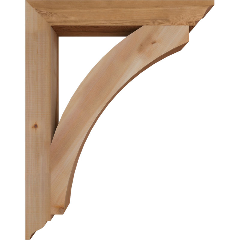 Support traditionnel Thorton, Cèdre rouge, H 38 po x l 3,5 po x P 30 po