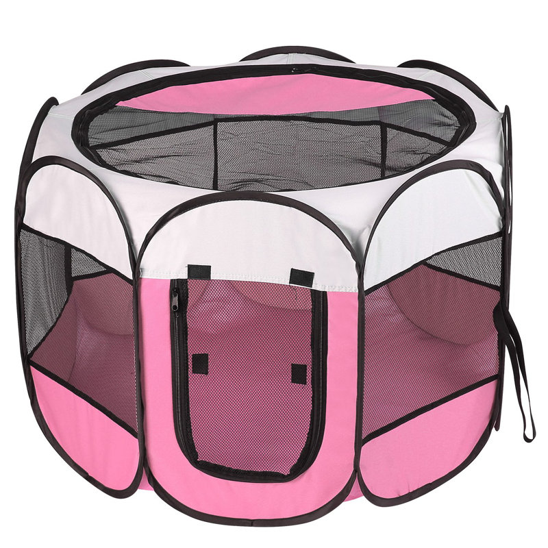 Enclos portatif pour animal de compagnie, Rose
