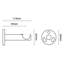 Amarielle 2.8cm Single Curtain Pole-270150327-270150335