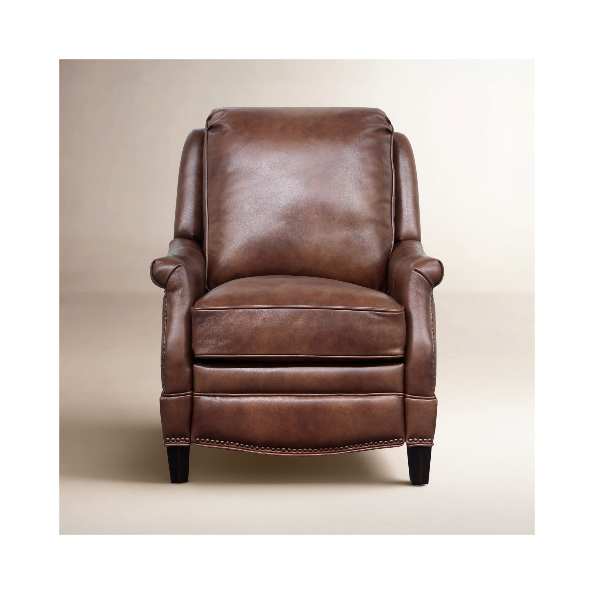 Dunlevy Recliner, Wenlock Tawny Split Grain Leather