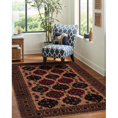 Teimani Brown Rug 6'6" x 8'9"