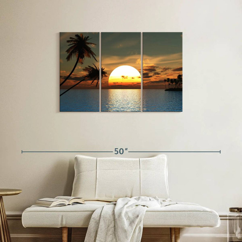 Gillard Ocean Palms Sundown, 24" H x 38" W