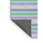 Tapis gris / bleu en laine et polyester tissé à la machine-1871433627