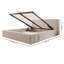Nichollette Upholstered Fabric Lift Up Storage Bed-716998243-716998251