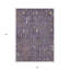 Tapis extérieur lavable à motif floral en terre cuite et vert aubergine 5 pi x 8 pi