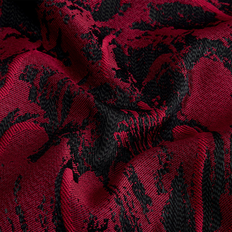 Elegant 7-Piece Comforter Set With Matching Curtains - Premium Jacquard Fabric Patchwork Bed In A Bag Bedding Set, Rich Colour With Intricate Chinese Floral Design, Machine Washable For All Seasons