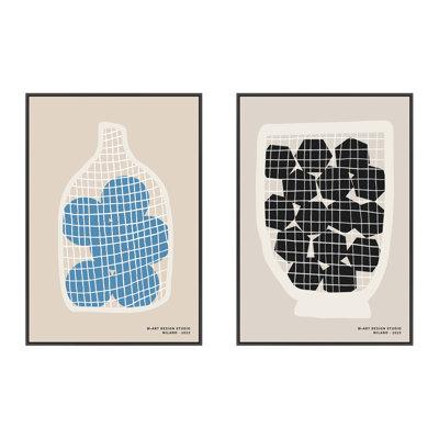 Balls And Hexagons Print