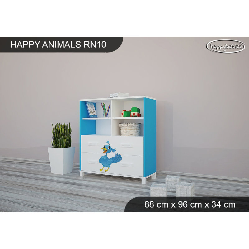 88cm W Kids Cube, Blue