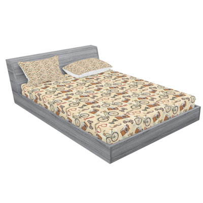 Microfiber Patterned Fitted Sheet