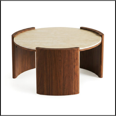 Round Risher with Thick Curved Legs