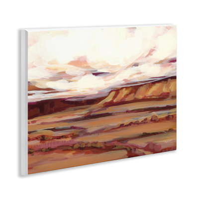 Art mural mauve Mesa par Haley Knighten