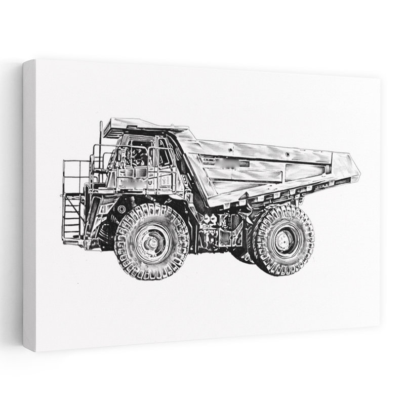 Reproduction d'art mural industriel, H 16 po x l 24 po