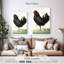 Poulet noir debout Brampt-108427927