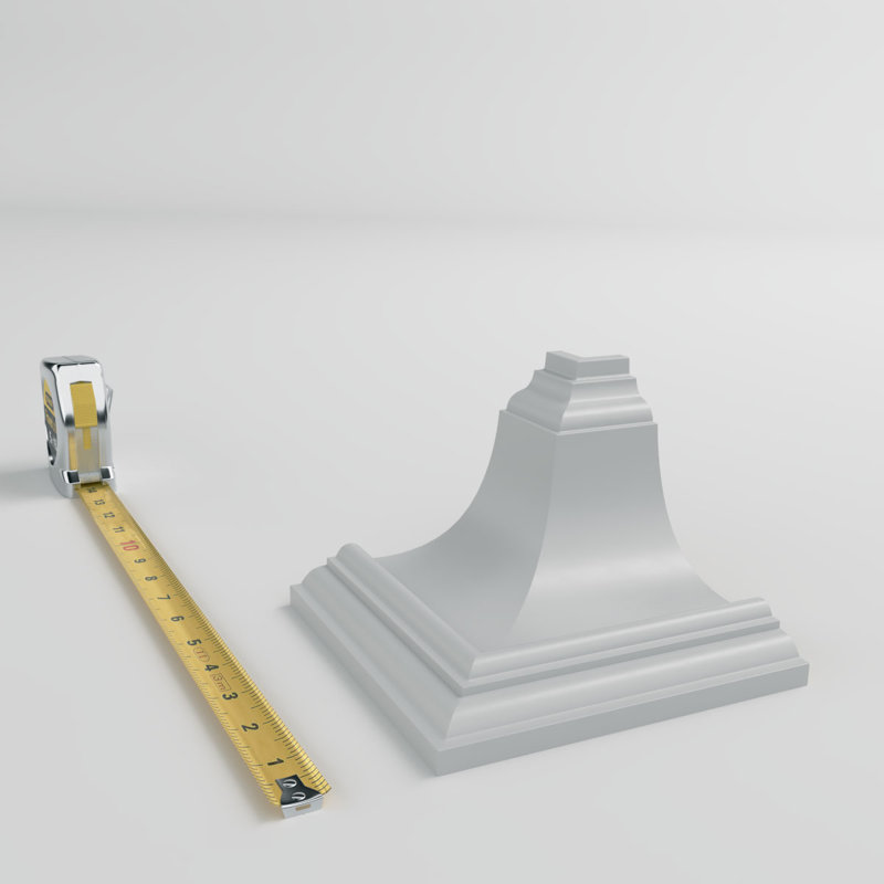 Moulure de coin extérieure Endurathane (correspond à la moulure MLD06X04X07DI), P 6 1/8 po x H 4 1/8 po, apprêtée en usine