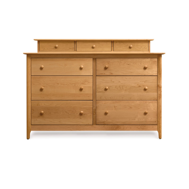 Sarah 6 - Drawer Dresser, Natural Cherry, Conventional