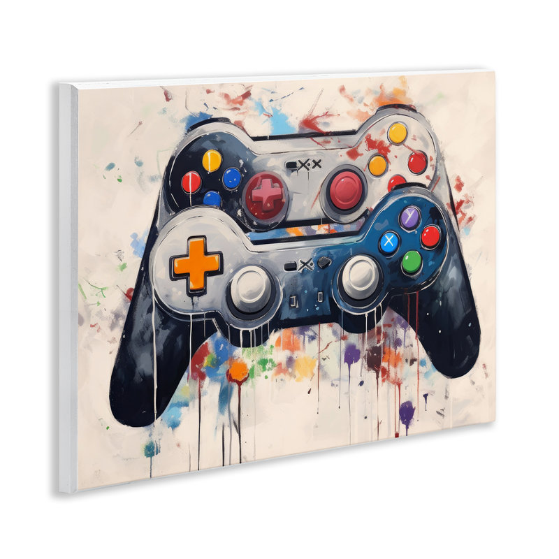 Plaque murale Joystick Journey, duo par Studio Lazar