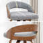Swivel Upholstered Counter Stool-727801737