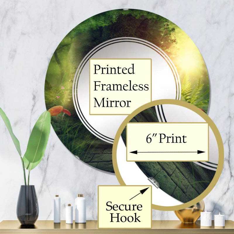 Miroir de salle de bain sans cadre, 32 po x 32 po