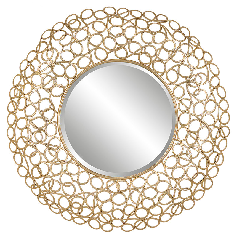 Metal Round Wall Mirror