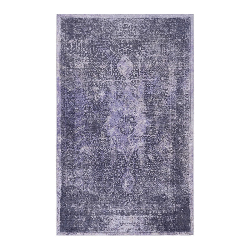 Lint-free, stylish, stain-resistant area rug, Rectangle 5' x 8'