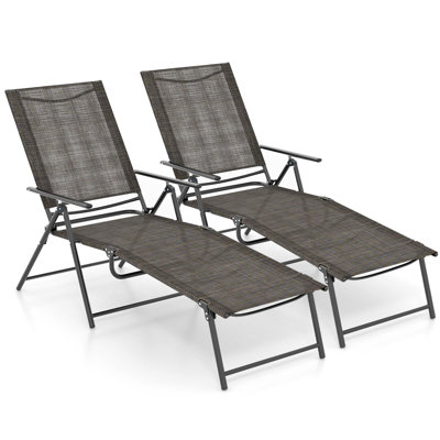 Chaise longue d'extérieur Sarie
