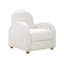 Chaise d'appoint rembourrée, chaise inclinable