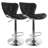 Makaay Swivel Upholstered Faux Leather Adjustable Height Counter Stool with Steel Frame